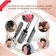 Majestique Two Blow Dry Hair Roller Brushes and Tail Comb, Blowout Hair Styling 3's - Hair Brushes
