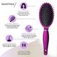 Majestique Hair Straightener Brush, Bio-Friendly Detangling Hair Brush, Comfortable and Styling - Purple 1's - Multi-Stylers