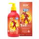 WOW Skin Science Kids 3 in 1 Wash - Shampoo + Conditioner + Body Wash - Red Speedster FlashEdition 300 ml - Baby Body Wash