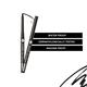 Jaquline USA OneStroke Super Black Kajal Twin Pack 0.6 gm - Kajal & Kohls