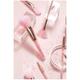 Allure Pink Diamond crystal makeup brush set of 10 with Pouch 1's - Face Brush