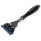 Truefitt and Hill Faux Ebony Fusion Shaving Razor Chrome Wellington Essential Grooming Collection For Men 1's - Razors & Cartridges