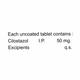 Vascilol 50mg Tablet 10'S - Intermittent Claudication-Per