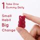 Purna Gummies Biotin Cranberry Flavour Gummy for Hair, Nails and Skin, 1 daily 30's - Hair & Skin