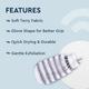 GUBB Exfoliating Bath Mitt Dual Sided 60 gm - Scrubs & Exfoliants