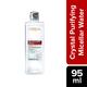 L'Oreal Paris Revitalift Crystal Purifying Micellar Water With Oil-Free Technology, Cleanses pores & removes makeup 95 ml - Face Wash & Cleansers