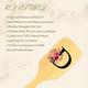 Allure Personalised Paddle Hair Brush Letter D 1's - Hair Brushes