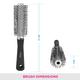 Vega Round Brush (R10 - RB) 93 gm - Hair Brushes