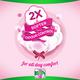 Whisper Ultra Softs Air Fresh Sanitary Pads for Women XL+ 15 Napkins 1's - Others