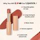 Tnw The Natural Wash Silky Matte Fusion Longstay Lip Color - Solar Rust 3.5 gm - Lipsticks