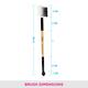 Vega Eye Groomer Eye Aplicator (DMB - 02) 13 gm - Eye Brush