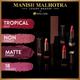 Manish Malhotra Beauty By MyGlamm Soft Matte Lipstick-Scarlet Dream 4 gm - Lipsticks