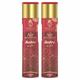 Trendsetter Collection Room Freshener Spray Bushra for Home and Office with Long Lasting Fragrance 300ml 2's - Air Fresheners