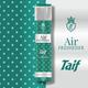 TC Air Freshener - Taif - Pack of 2 x 300 ml - Men Deodorants/Roll-Ons