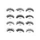 Bronson Professional Eyelash Set 3D False Long And Natural Eye Makeup - L07 10's - Eyelashes