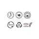 mCaffeine Vitamin C, Niacinamide, Fruit AHA Mix Face Sheet Masks with Green Tea 60g 3's - Sheet Masks