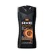 Axe Dark Temptation Dark Chocolate Scent Parfuk De Chocolate Noir 3 In 1 Body Face and Hair Wash 250ml - Shower Gels & Body Wash