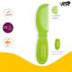 BeeBaby Round Edge Baby Comb- Green 0M+ 1's - Baby Skin Care