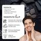Globus Naturals Anti-Pollution Charcoal Men 6 Step Facial Kit, for Oil Control & Blackhead Removal 40 gm - Facial Kits