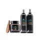 mCaffeine Coffee Hair Fall Control Kit - Shampoo, Hair Oil & Scalp Scrub 700ml - Shampoos