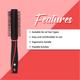 Jaquline USA ROUND BRUSH (TREND) 100 gm - Hair Brushes
