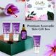 Globus Naturals Ayurvedic Kumkumadi Skin Lightening & Brightening Gift Box, Face Wash, Face Cream, Face Scrub & Face Serum 1's - Makeup Kits & Sets