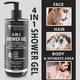 Volamena For Men 4 in 1 Showe gel 300 ml - Shower Gels & Body Wash