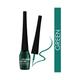One On One Waterproof Eyeliner - Green 5 ml - Eyeliners