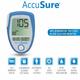 AccuSure Blue Gluco Meter with 25 Strips - Blood Glucose Monitors/Strips
