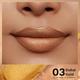Pilgrim Glitter Lipstick Dubai Gold-03 Luxurious 3-D Glitter Formula With Matte Finish Tranparent 4.2 g - Lipsticks