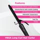 VEGA Smooth Curl Hair Curler 19 mm With Ceramic Coated Barrel and Adjustable temperature (VHCH-03) Black 1's - Multi-Stylers