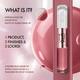 Lakme 9 to 5 Matte to Glass Liquid Lip - Vintage Red 7.6 ml - Liquid Lipsticks