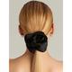Mueras XL Silk Satin Scrunchie Black 1's - Hair Clips/Bands