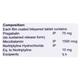 NERVENIA NT Tablet 10's - Neuropathic Pain-Dru