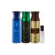 Ajmal Blu & Sacrifice II & Wisal Dahab Deo & Neea EDP Pack of 4 20 ml - Women Perfumes (Edt/Edp)