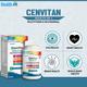 Healthvit Cenvitan Adults 50+ Multivitamin & Multimineral for Eye Health, Heart Health, Brain Health and Whole Body Health - Tablets 60's - Multi-Vitamins