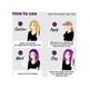 2.Oh! Semi Permanent Hair Color 100 ml each - Purple 2's - Crème
