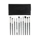 London Pride Cosmetics Hd Eye Essential Brush Set Black 10's - Face Brush