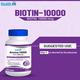 Healthvit Biotino-10000 Biotin 10000 mcg for Longer Hair, Glowing Skin and Thicker Nails - Tablets 60's - General Health