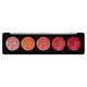 Profusion Cosmetics 5 Shade Glitter Eye Shadow Pallete Ruby Gems (4.5 gm) - Eye Shadow Palettes