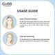 GUBB Paddle Hair Brush, Medium - Vogue Range 180 gm - Hair Brushes