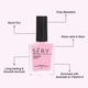 SERY Colorflirt Nail Paint - Pink Grass 10 gm - Nail Polish