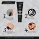 The Man Company Hair Removal Cream for Men Enriched With Charcoal & Turmeric 100 ml - Masks & Peels