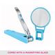 Vega Nail Clipper (With Magnifying Glass) (LNC - 04) 56 gm - Manicure & Pedicure Kits