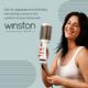 WINSTON Blow Drying Brush With Adjustable Temperature Setting 1200W - White 1's - Multi-Stylers