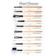 Allure Classic Eyes Makeup Brush (Set of 19) (ACKE-19) 1's - Face Brush