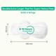 LAIQA Double Extra Large Plus (350mm) Heavy Flow Night Sanitary Pads For Women with Wider Back (120mm) XXL Pads + 2 Pantyliners 9's - Others