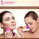 Majestique Chubby Foundation Brush with Two Makeup Sponge - 3Pcs/Multicolor 1's - Face Brush