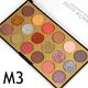 Miss Rose 12 Color Eyeshadow & 6 Color Glitter Palette 7001 - 82 M3 32 gm - Face Palettes