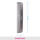Vega Pocket Hair Comb, for Men and Women, Silver (VC2AC-02) 2's - Hair Combs